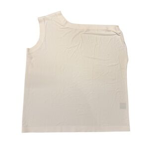 Norma Kamali One-Shoulder White Top – Size L / 40